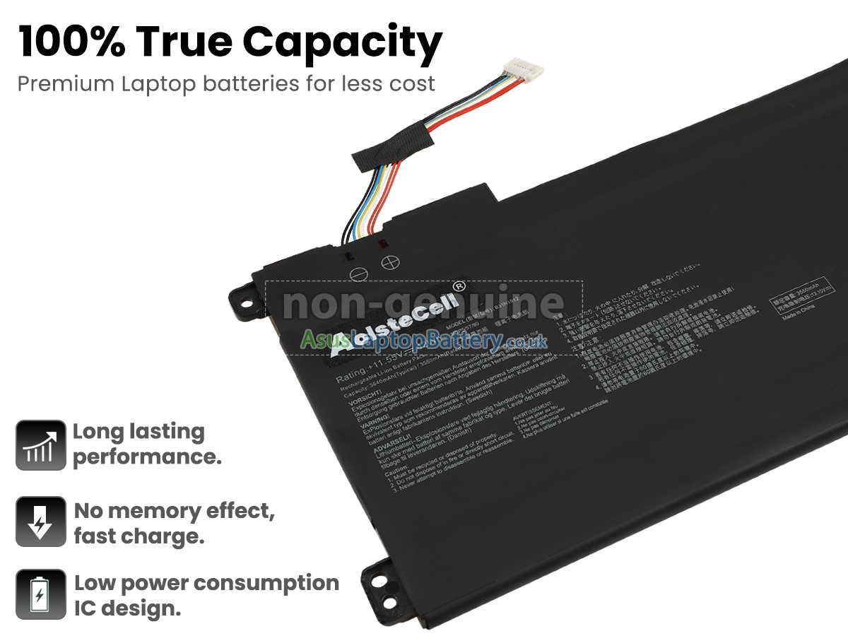 thumbnail image 2 of Genuine ASUS B31N1912 C31N1912 Laptop Battery For VivoBook 14 E410MA L410MA 2 of 6