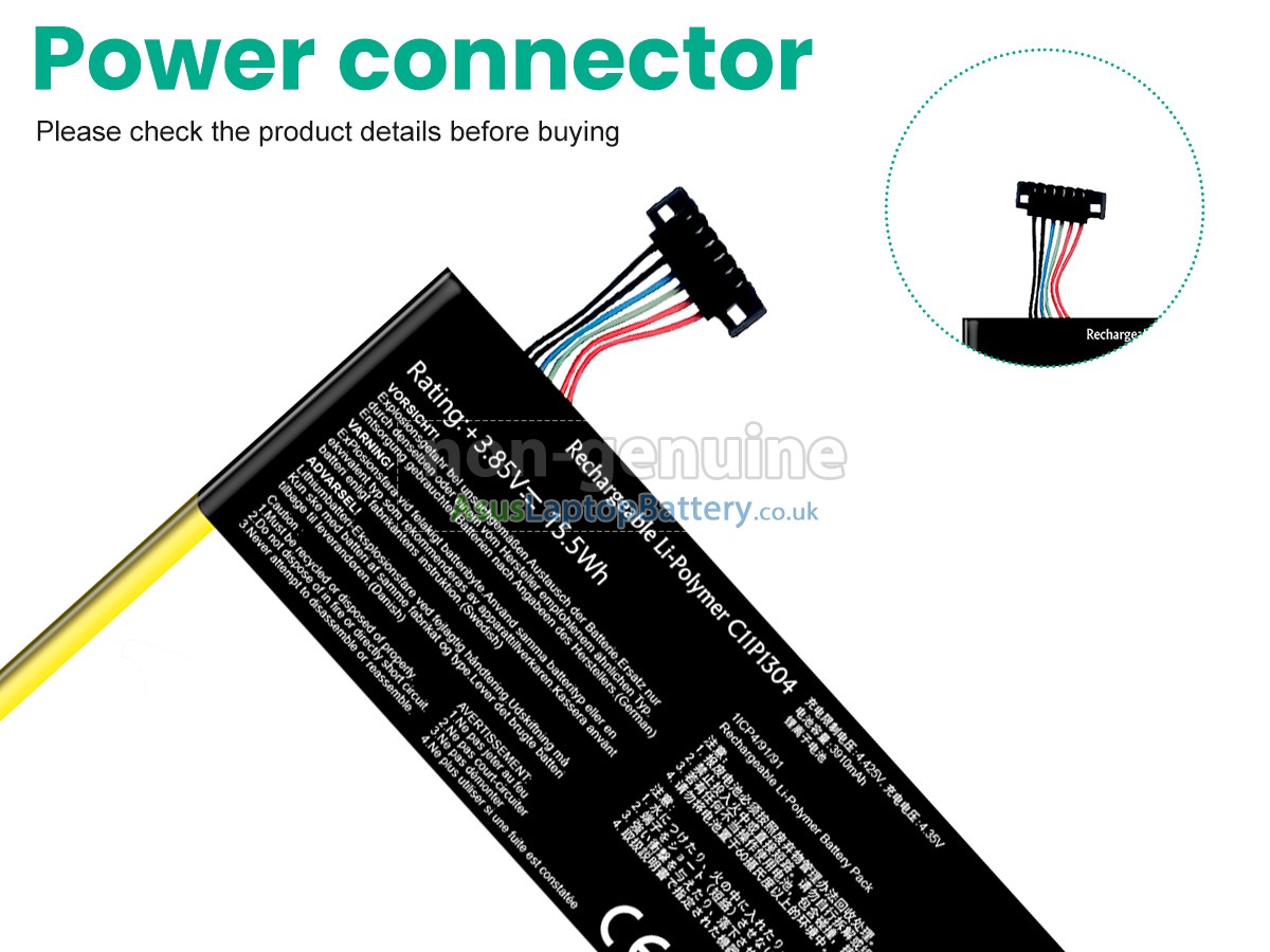 replacement Asus K00B battery