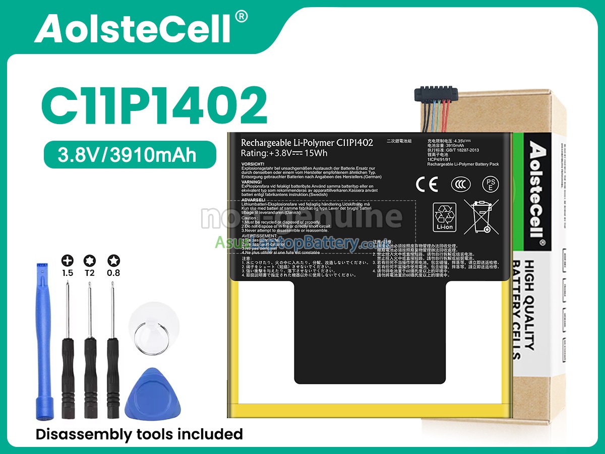 replacement Asus C11P1402 battery