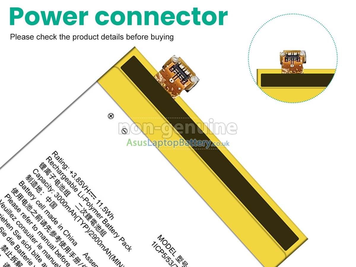 replacement Asus ADA battery