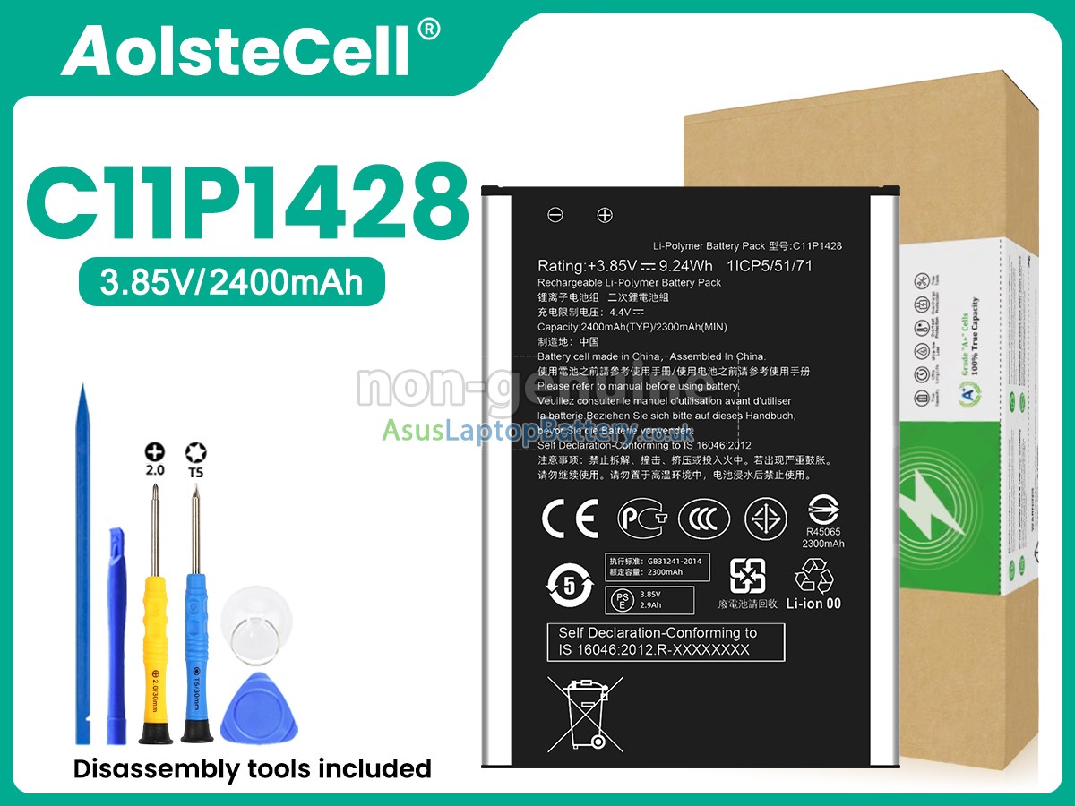 replacement Asus C11P1428 battery