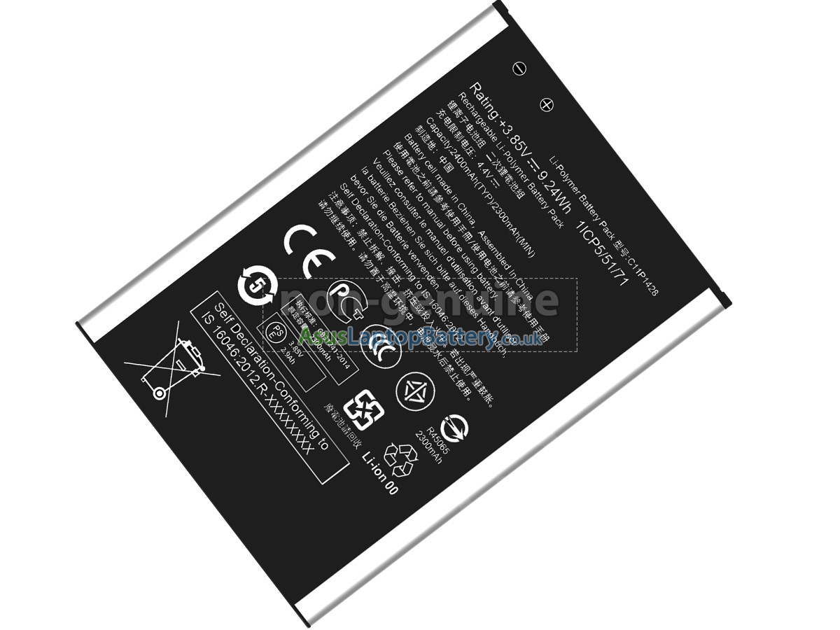 replacement Asus C11P1428 battery