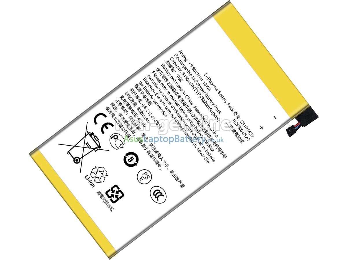 replacement Asus C11P1425 battery