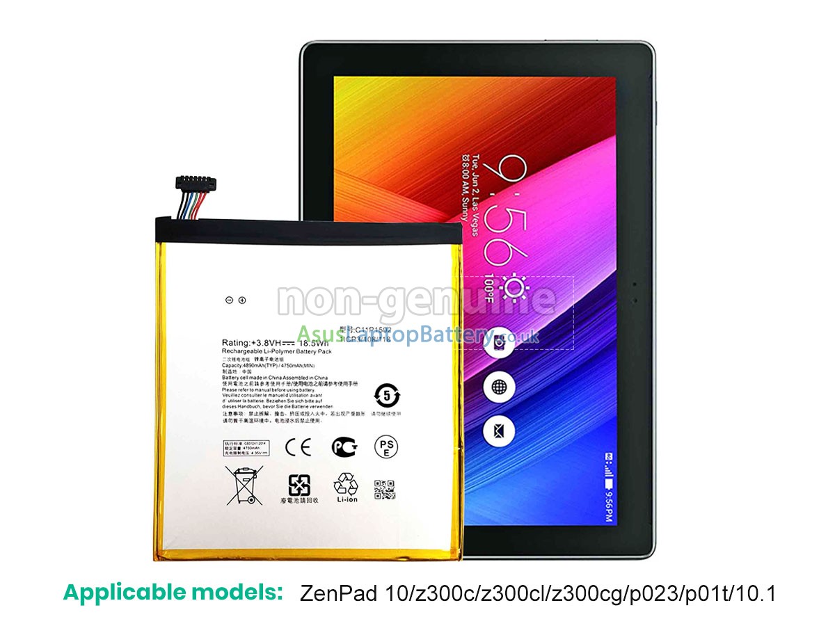 replacement Asus C11P1502 battery