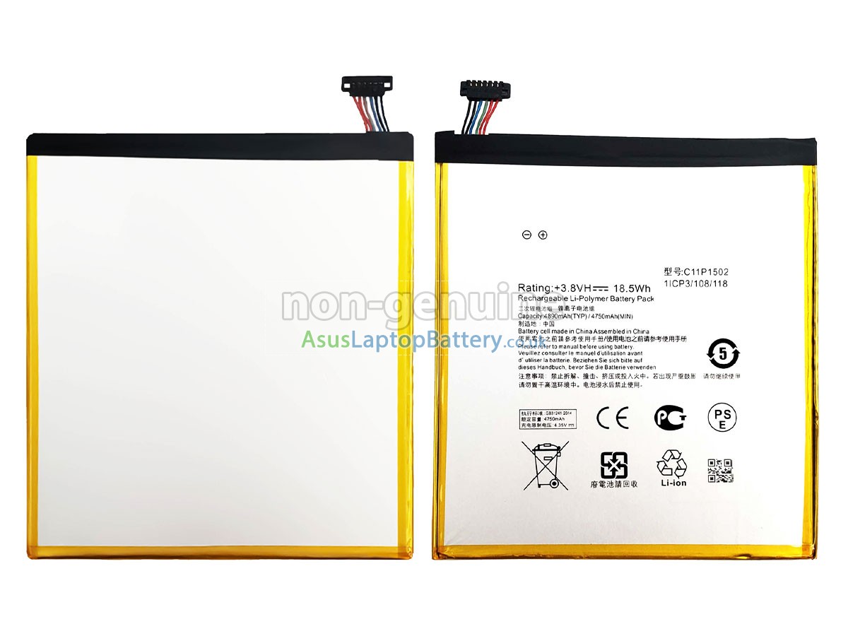 replacement Asus C11P1502 battery