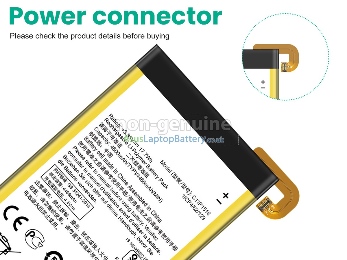replacement Asus ZU680KL battery