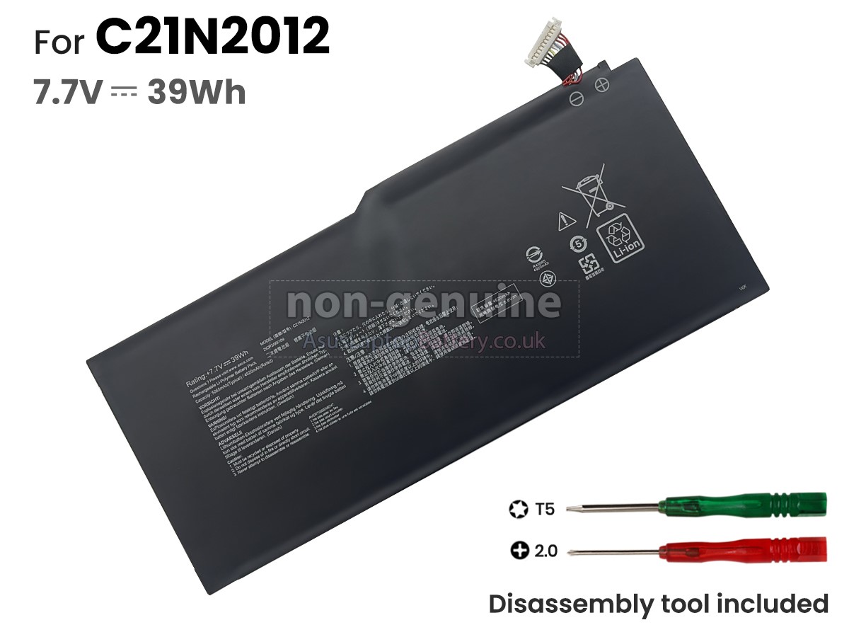 replacement Asus C21N2012(2ICP3/99/109) battery