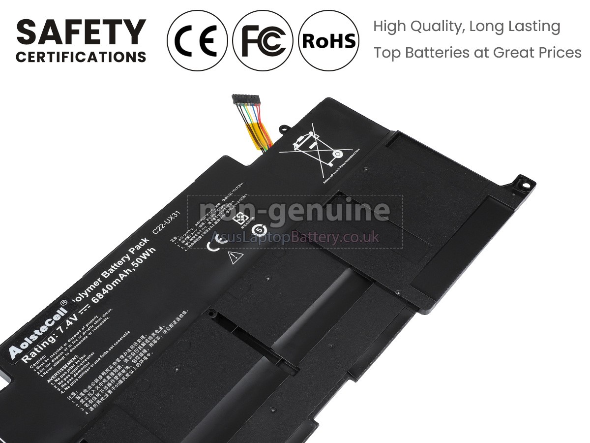 replacement Asus 0B200-00020000 battery