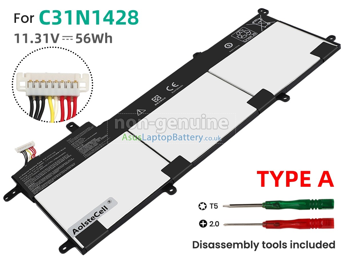 replacement Asus C31N1539 battery