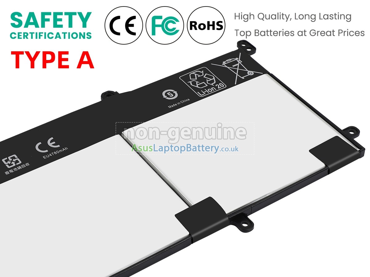 replacement Asus C31N1539 battery