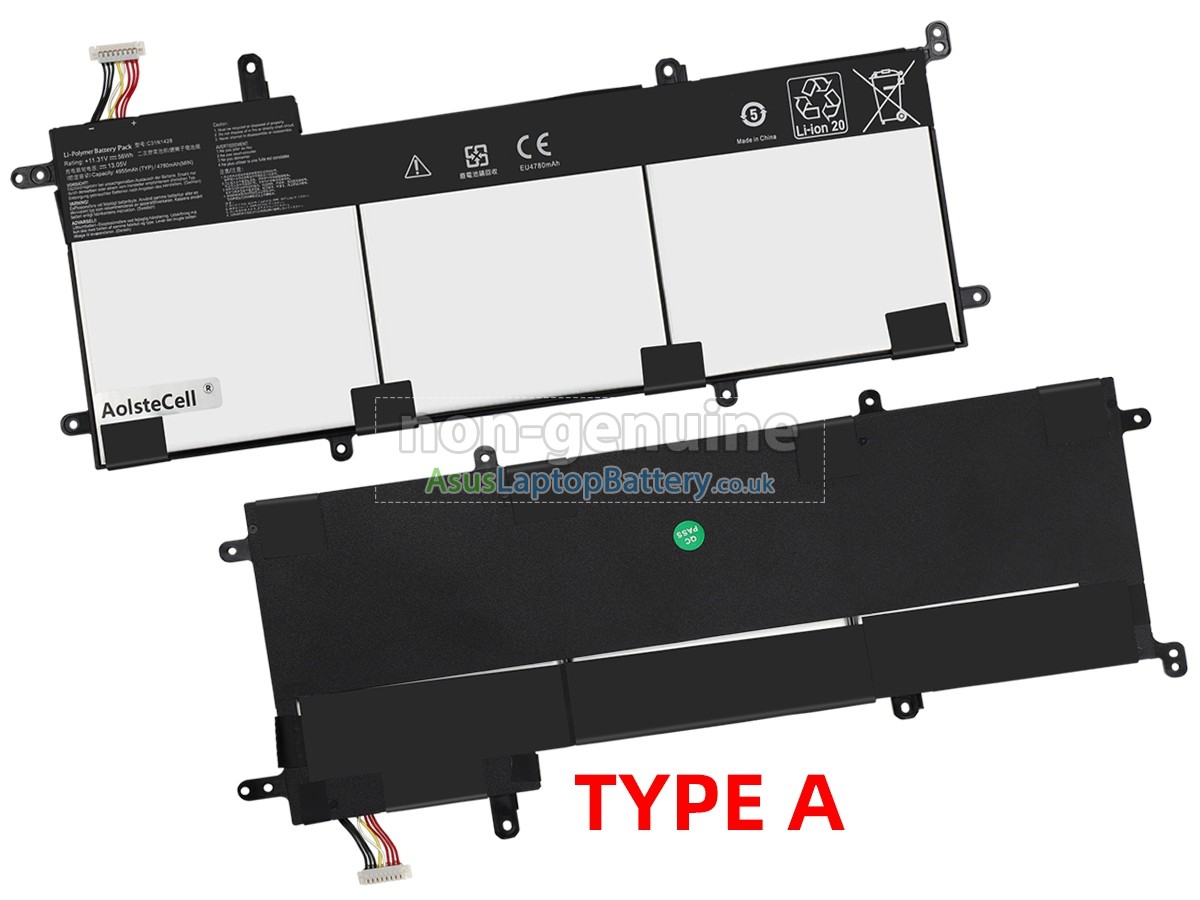 replacement Asus C31N1539 battery