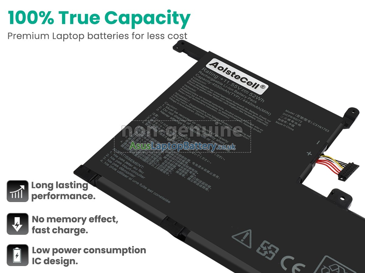 replacement Asus ZenBook Flip UX561UN-BO056T battery