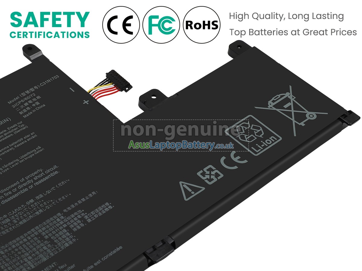 replacement Asus ZenBook Flip UX561UN-BO056T battery