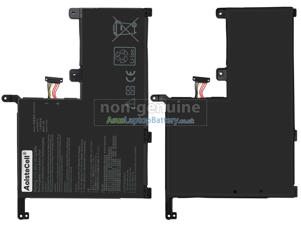 replacement Asus ZenBook Flip UX561UN-BO056T battery