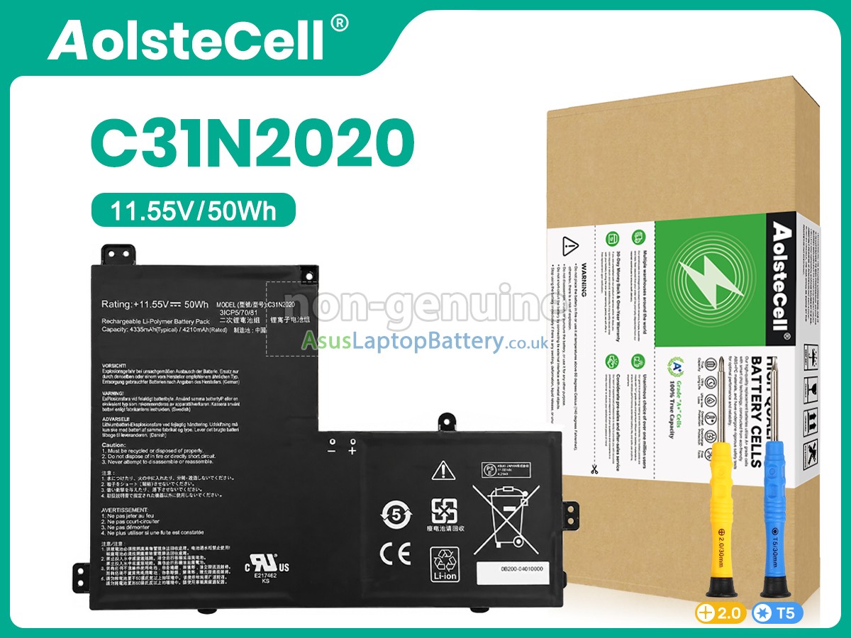 replacement Asus C31N2020 battery