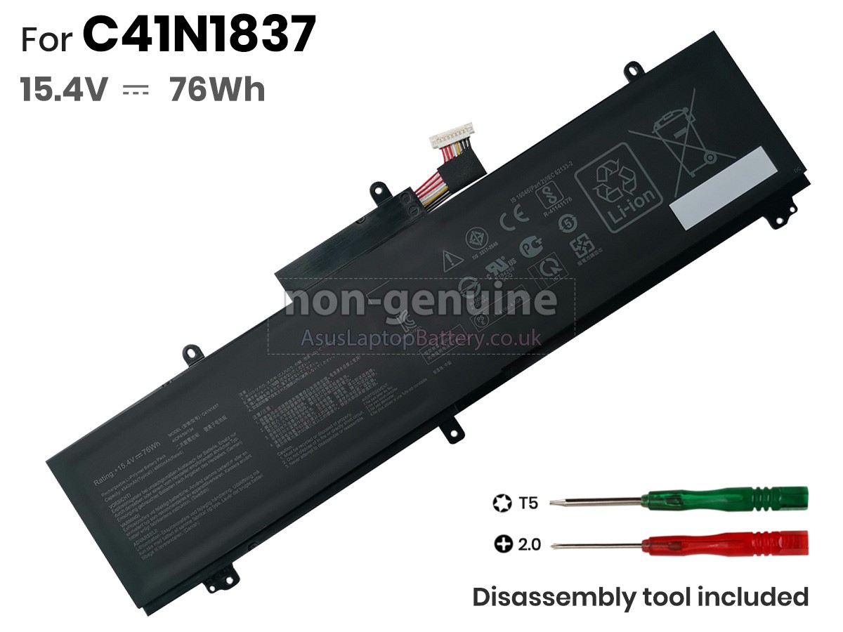 replacement Asus TUF DASH F15 FX516PM battery