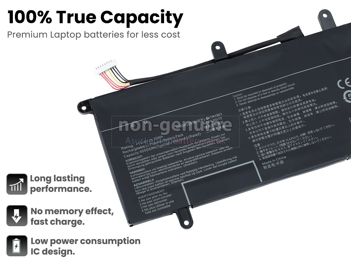 replacement Asus C41N1901 battery