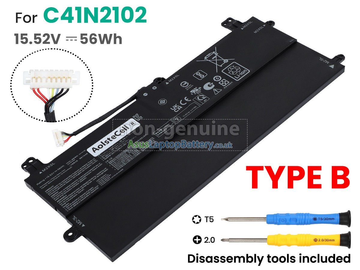 replacement Asus C41N2102-1 battery