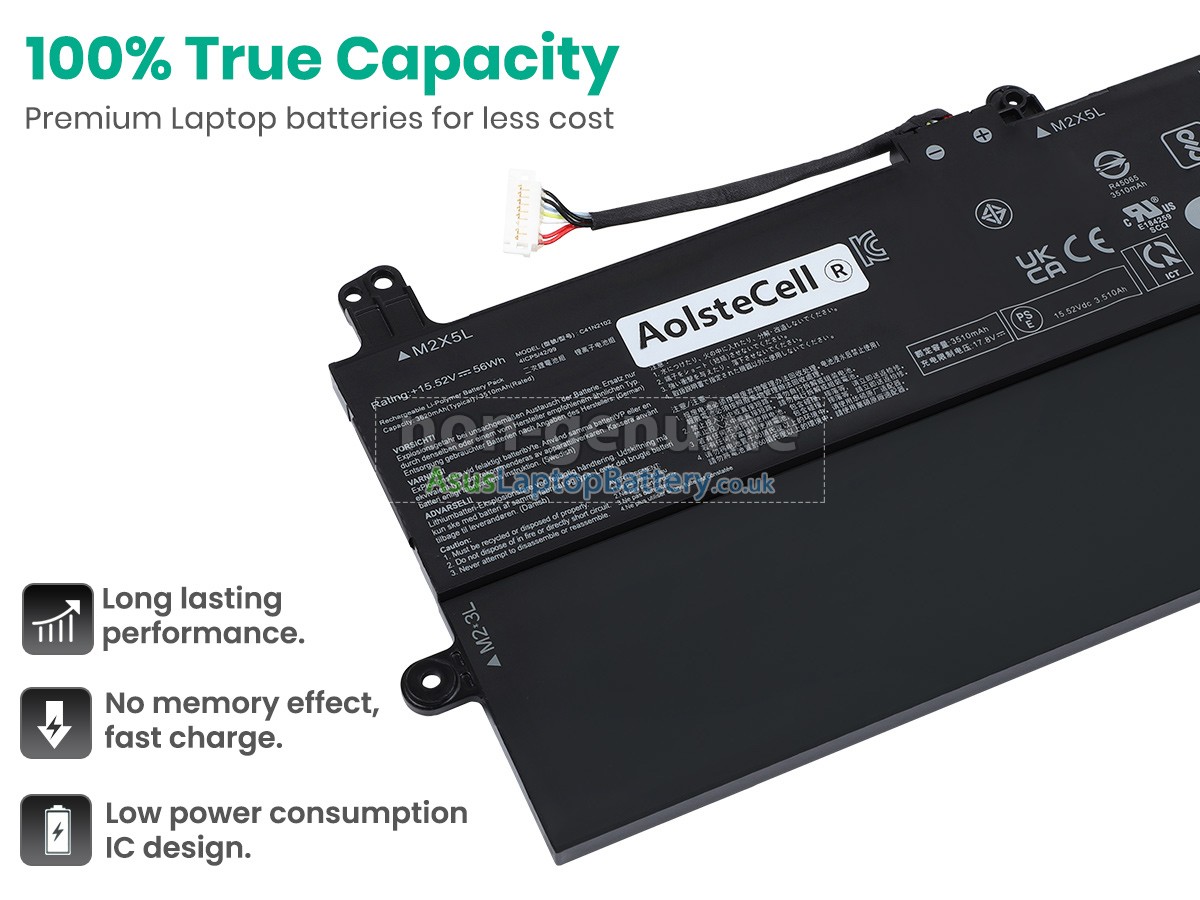 replacement Asus C41N2102-1 battery