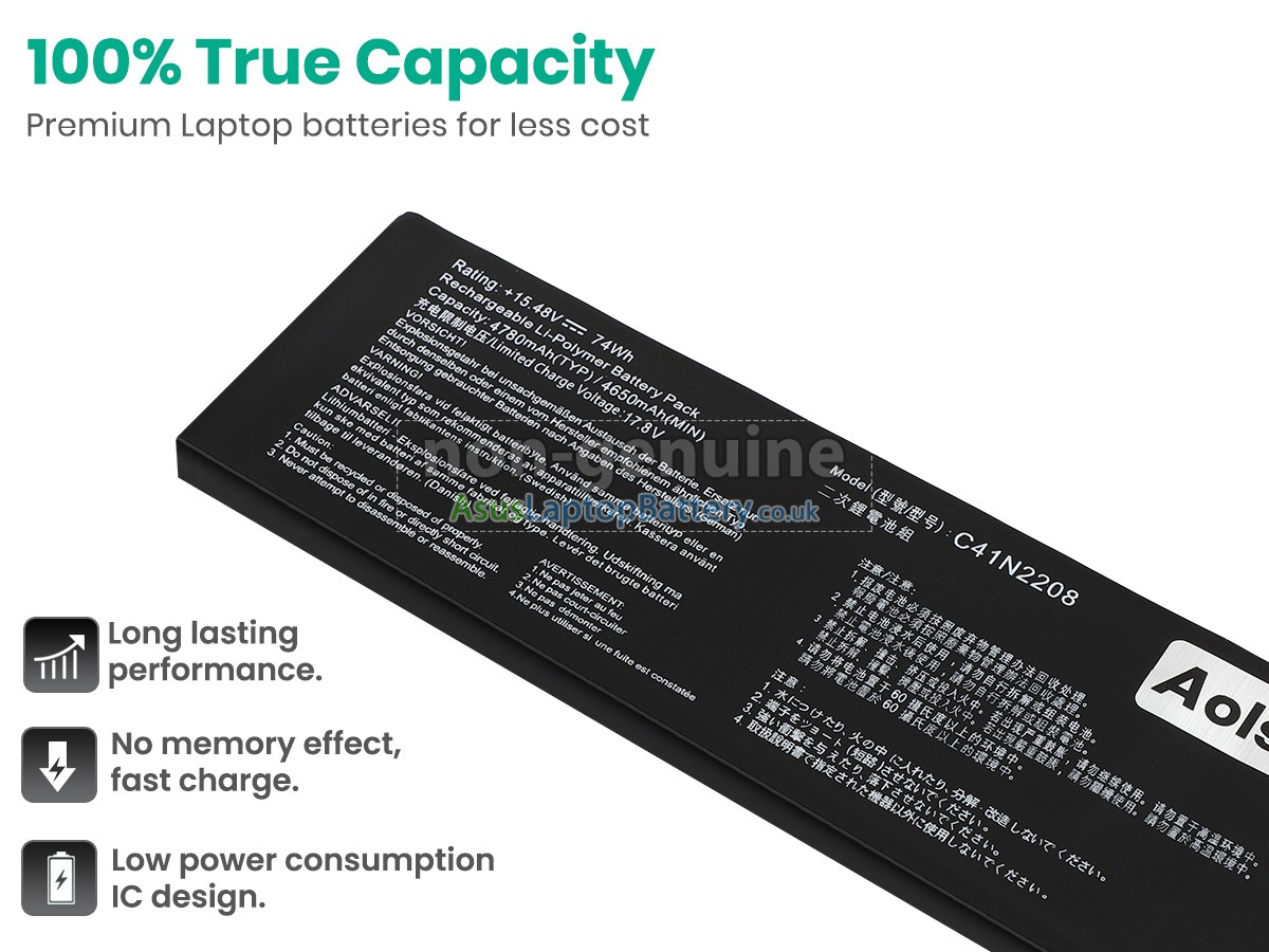 replacement Asus 0B200-04350000 battery