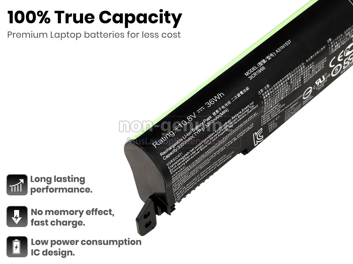 replacement Asus VivoBook R414BA battery