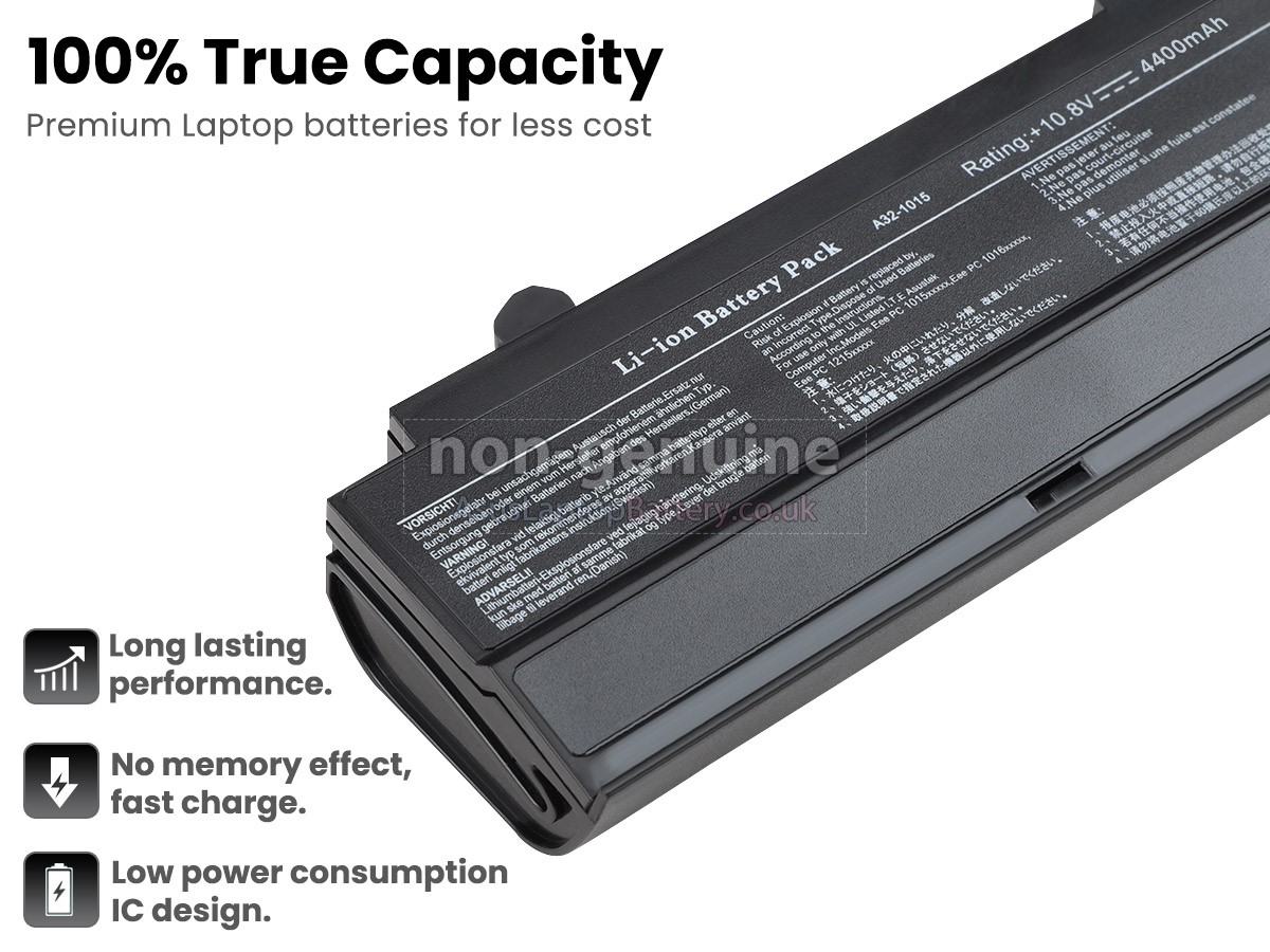 replacement Asus Eee PC 1015C battery