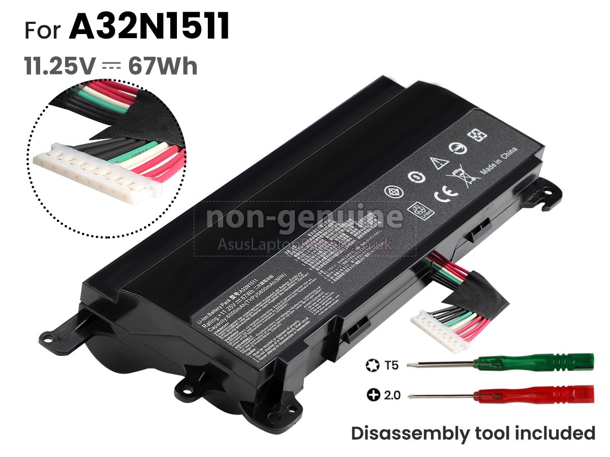 replacement Asus G752VM battery