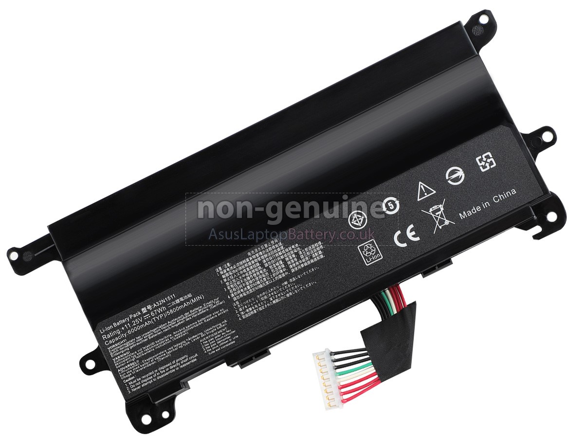 replacement Asus G752VM battery