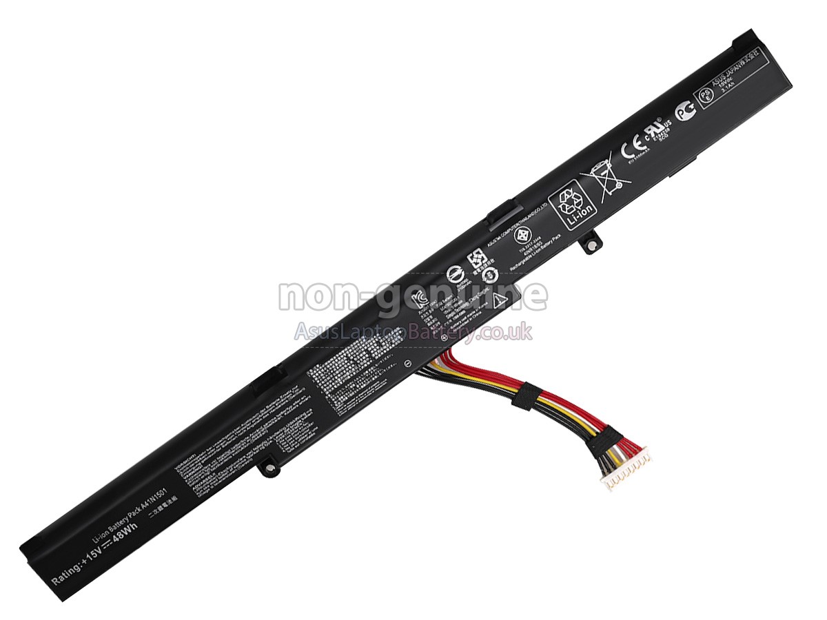 replacement Asus GL752VW-T4188T battery