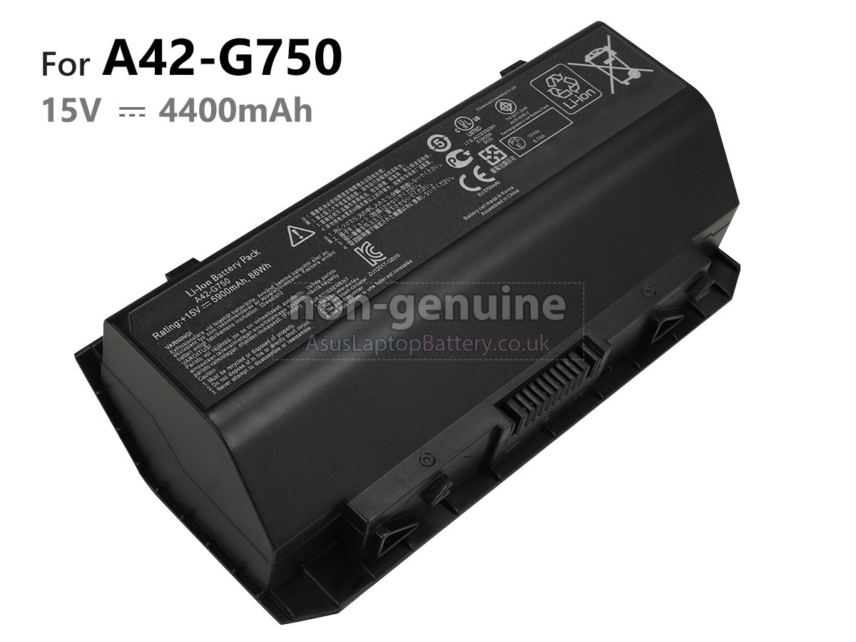 replacement Asus G750JS battery