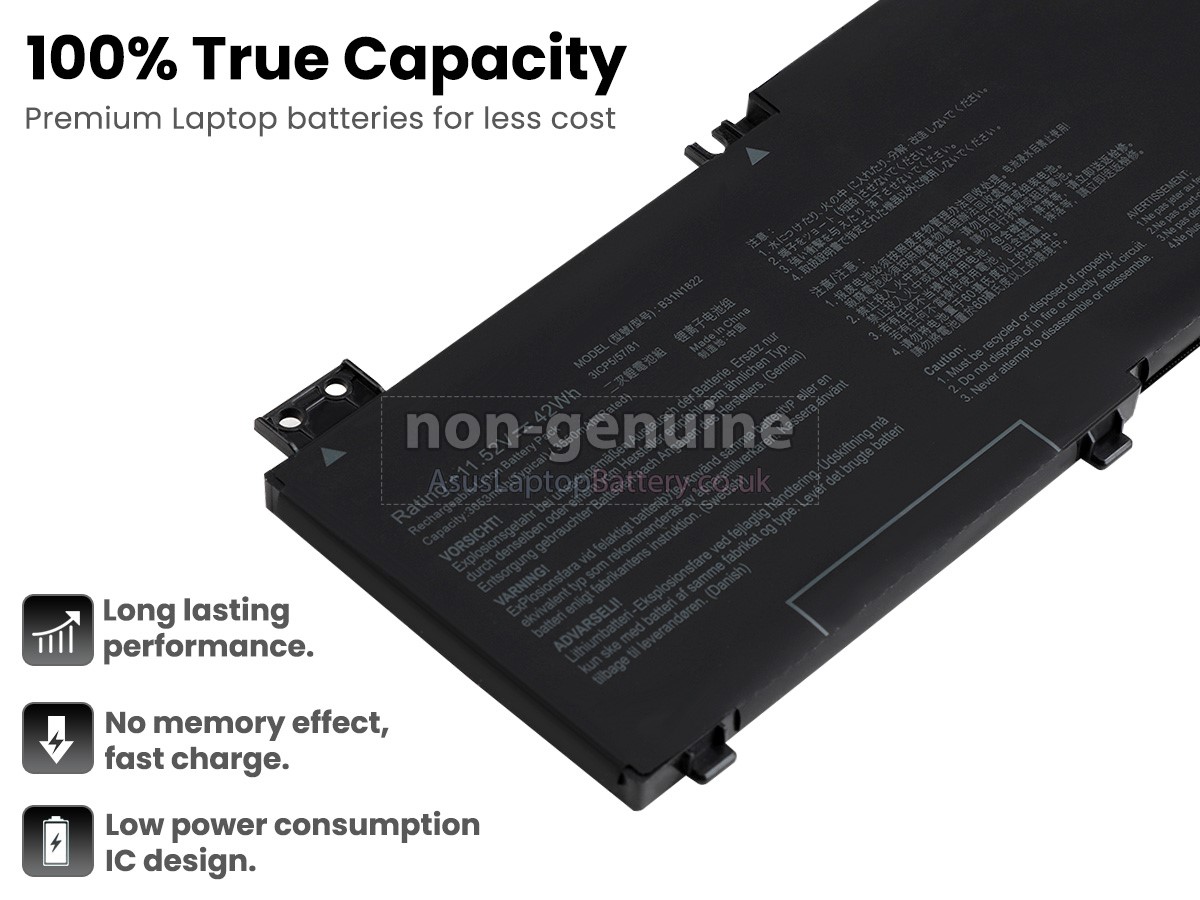replacement Asus B31N1822(3ICP5/57/81) battery