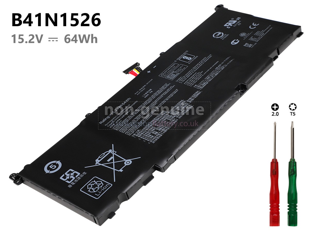 replacement Asus S5VT67001C1BXJA6X30 battery