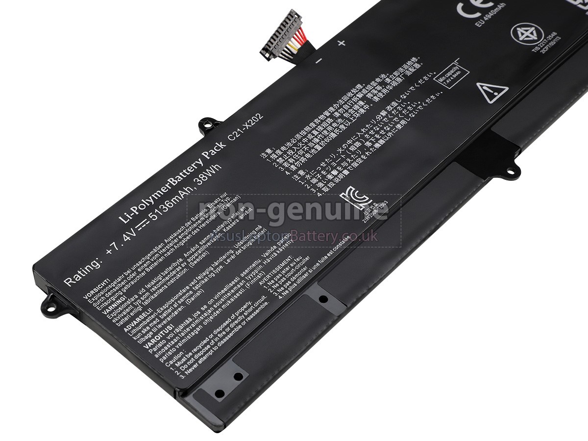 replacement Asus SPECIAL EDITION VivoBook X202E PINK battery