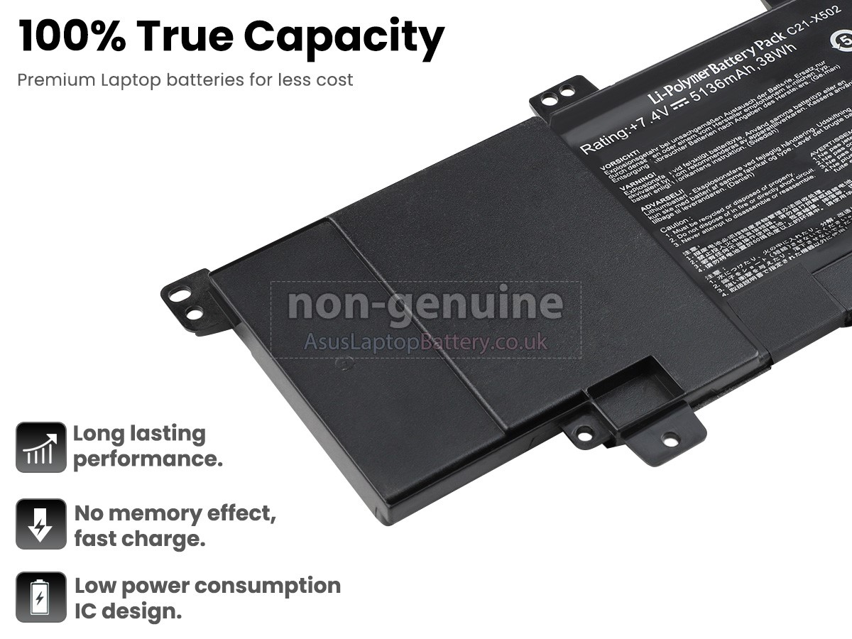 replacement Asus S500C battery
