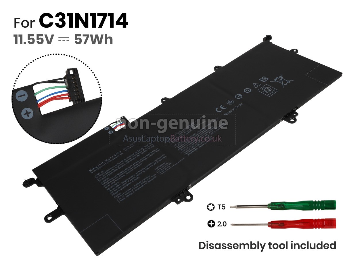 replacement Asus C31N1714 battery