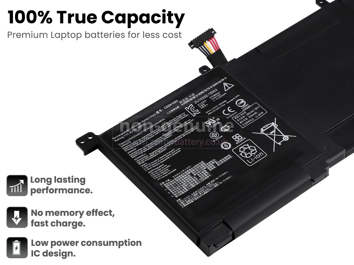 replacement Asus ZenBook Pro UX501VW-GE005T battery