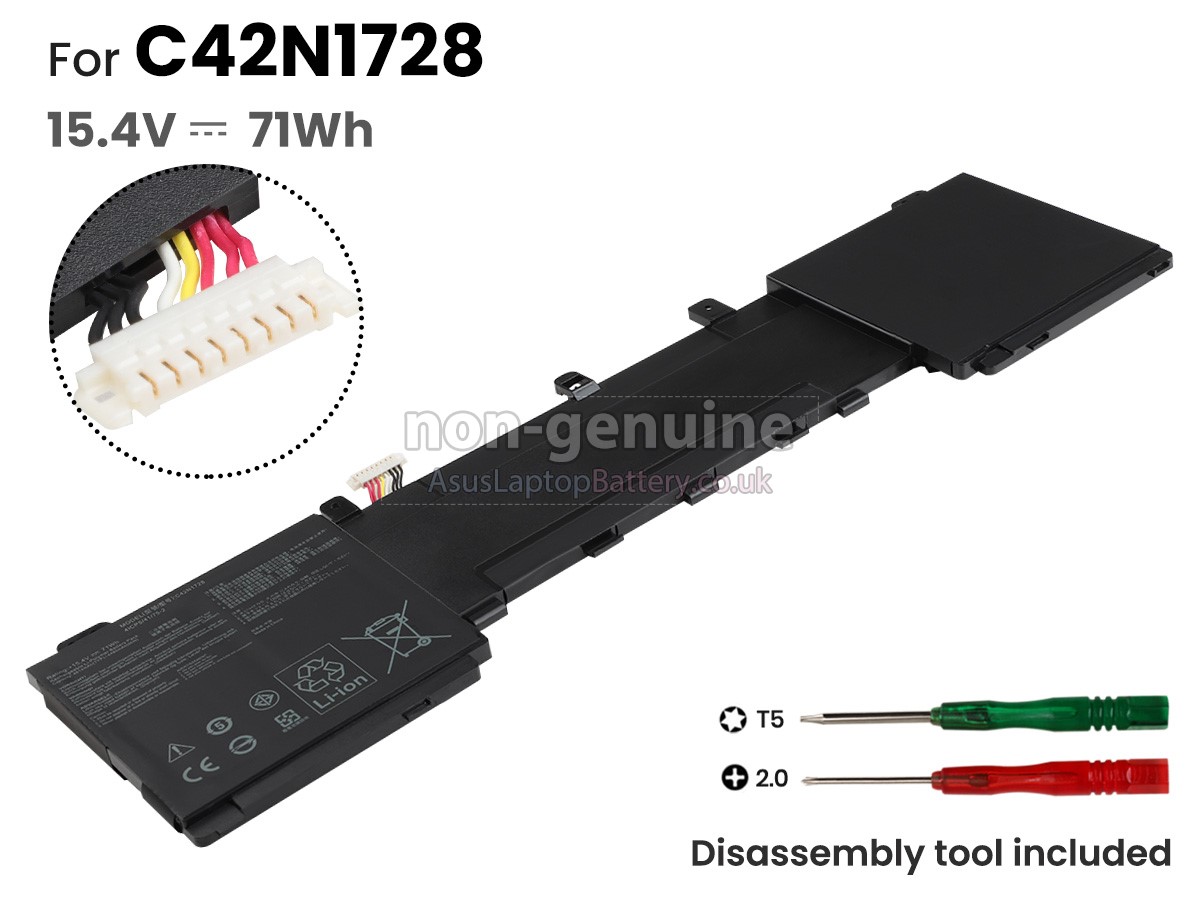 replacement Asus ZenBook Pro UX550GD-BN007R battery