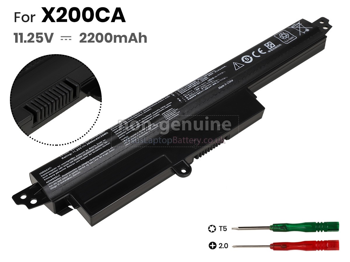 replacement Asus VivoBook X200MA battery